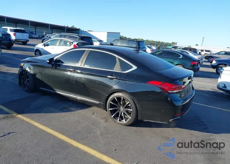 2015 Hyundai Genesis 3.8 из США, поврежденный, VIN KMHGN4JE2FU050526